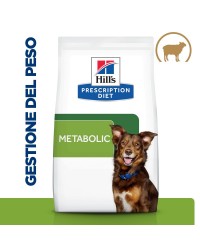Hill's PRESCRIPTION DIET Metabolic crocchette per cani per la gestione del peso con agnello e riso da kg 12